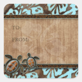 Beach Rett Date Wedding Geschenk Aufkleber Schildk