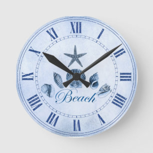 Beach Runde Wanduhr