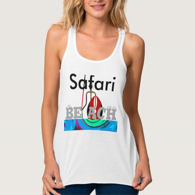Beach Safari Hakuna Matata Tank Top (Vorderseite)