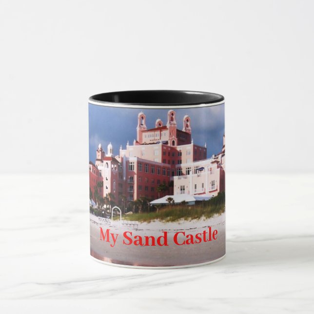 Beach Sand Castle Tasse (Zentrum)