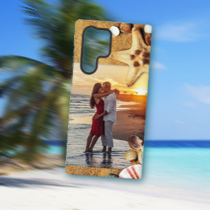 Beach Sand Custom Foto Template Phone Case Samsung Galaxy Hülle