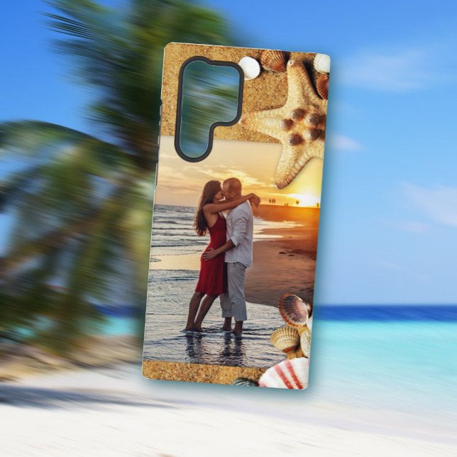 Beach Sand Custom Foto Template Phone Case Samsung Galaxy Hülle (Von Creator hochgeladen)