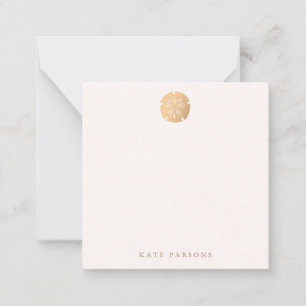 Beach Sand Dollar Note Card Mitteilungskarte