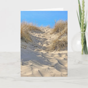 Beach Sand Dune Birthday Karte
