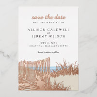 Beach Sand Dunes Wedding retten das Datum