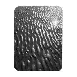 Beach Sand Ripples Postkarte Magnet