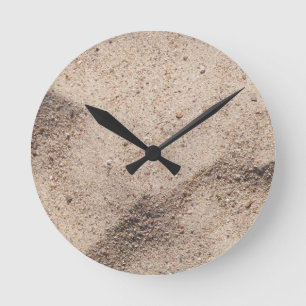 Beach Sand Runde Wanduhr