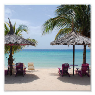 Beach Sand Sea Palm Urlaub Destiny's Destiny's Des Fotodruck