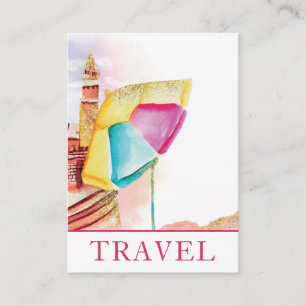 *~* Beach Sand Sea Travel QR Tourismus Visitenkarte