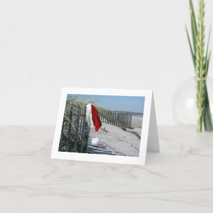 Beach Santa Santa Feiertagskarte