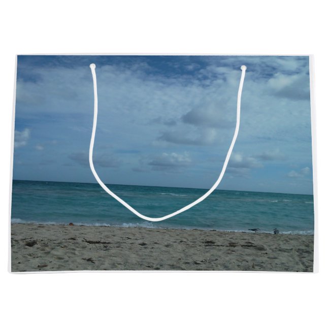 BEACH SCENE GROßE GESCHENKTÜTE (Vorderseite)
