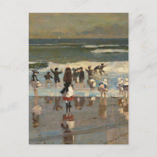 Beach Scene - Winslow Homer Postkarte