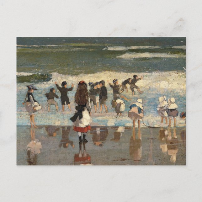 Beach Scene - Winslow Homer Postkarte (Vorderseite)