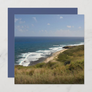 Beach Sea Sand Nature Sky Caribbean USVI Hinweis Karte