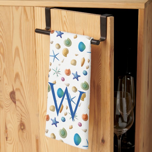 Beach Sea Themed Küchen Handtücher (Drittel gefaltet)