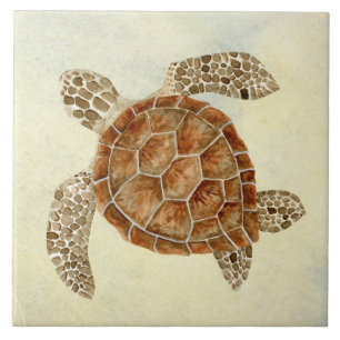 Beach Sea Turtle Coastal Ocean Seashore Sand Fliese