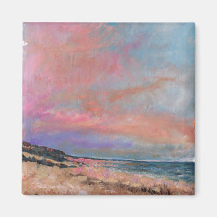 Beach Seascape Fine Art Beach Malerei Magnet