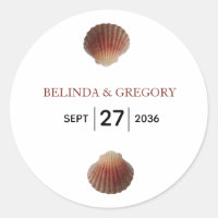 Beach Seashell Clams Wedding