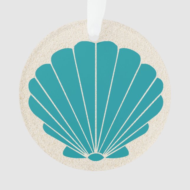 Beach Seashell Ornament (Vorderseite)