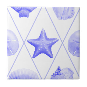 Beach Seashell Pattern Fliese