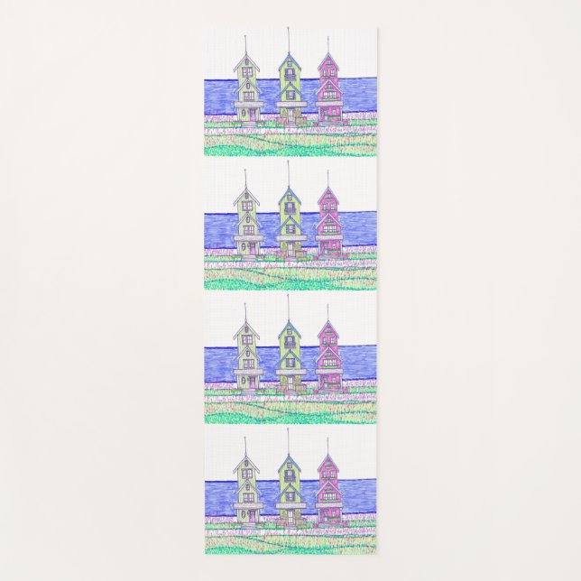Beach Shack Yoga Mat Yogamatte (Vorderseite)