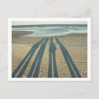 Beach Shadows Postkarte