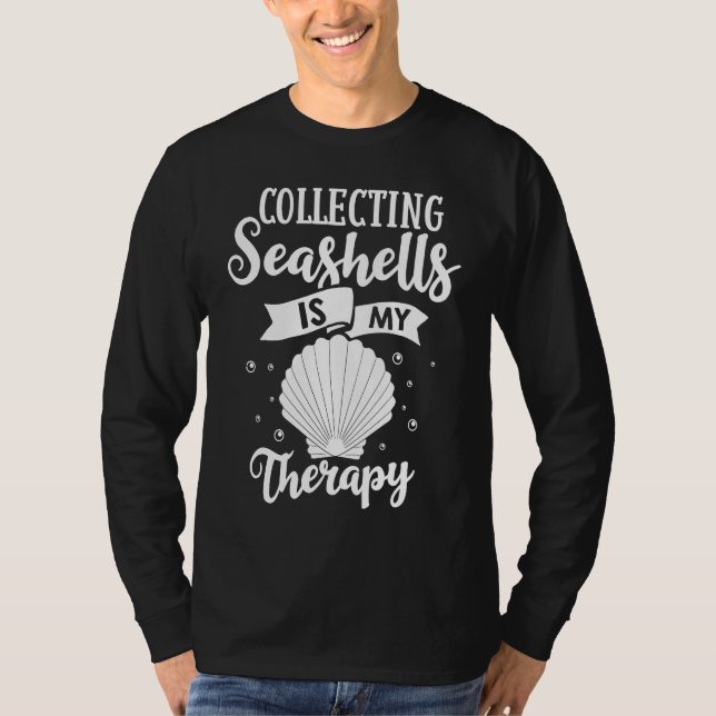 Beach Shelling Seashell Collector Shell Collecting T-Shirt (Vorderseite)