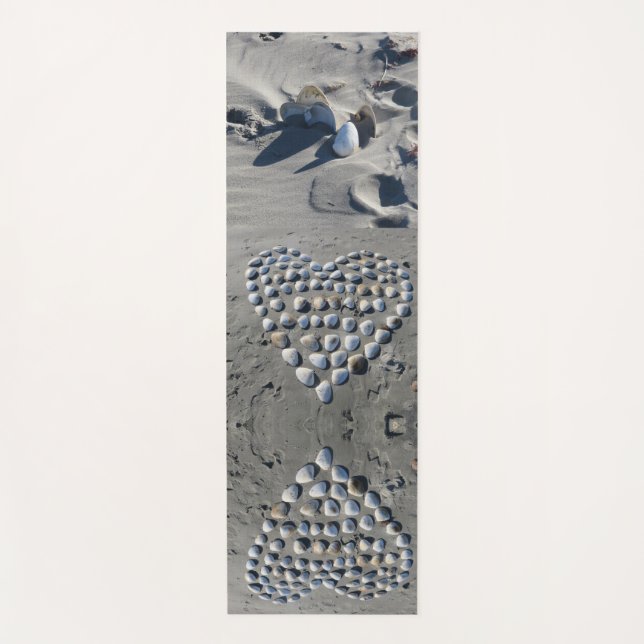 Beach Shore Muscheln Ocean Maureen Girard Yogamatte (Vorderseite)
