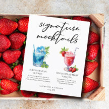 Beach Signature Mocktails Sommermenü