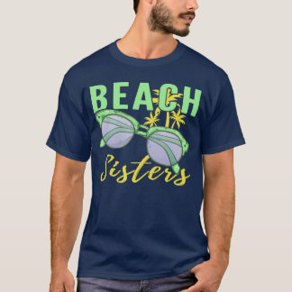 Beach Sisters Niedliche BESTE FREUNDIN Ausflug Ris T-Shirt