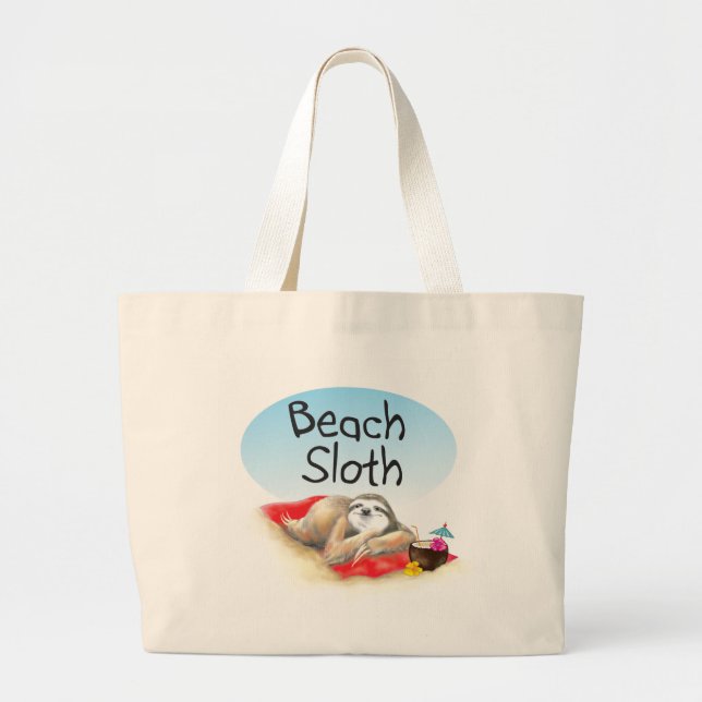 Beach Sloth Tasche (Vorne)