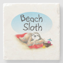 Beach Sloth Untersetzer
