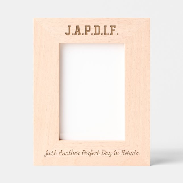 Beach Sprichwort Geätzte Rahmen (Vorderseite)