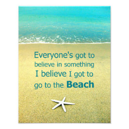 Beach Sprichwort Starfish Foto