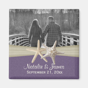 Beach Starfish Foto Magnet