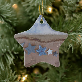 Beach Stars Keramik Ornament