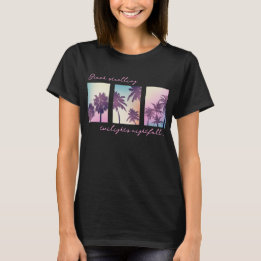 Beach strolling, twilights, nightfall. Summer… T-Shirt