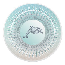Beach Style Dolphin Mandala | Knoblauch der Kerami