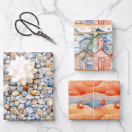 Beach Summer Packpapier Geschenkpapier Set