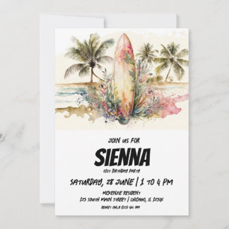 Beach Summer Party Einladung