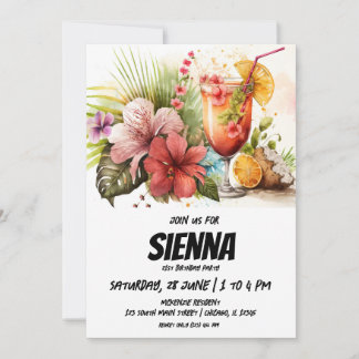 Beach Summer Party Einladung