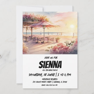 Beach Summer Party Einladung