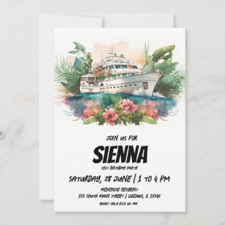 Beach Summer Party Einladung