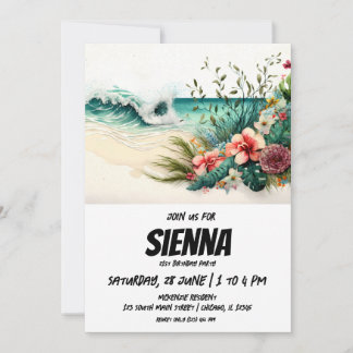 Beach Summer Party Einladung