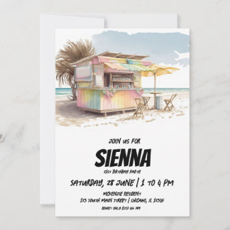 Beach Summer Party Einladung