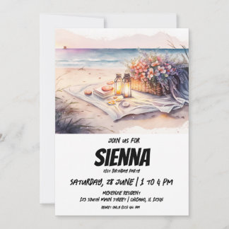 Beach Summer Party Einladung