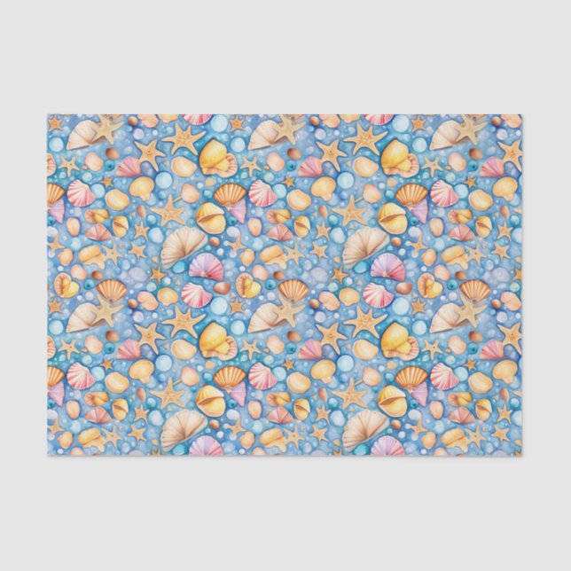 Beach Summer Tissue Paper Seidenpapier (Vorderseite)
