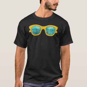 Beach Summer Vacay Coconut Palm Blätter Tropical S T-Shirt