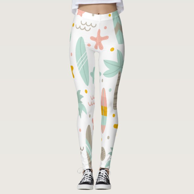 Beach Summer vibes Leggings (Vorderseite)