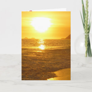 Beach Sun Blossom Blume Orchid Peace Liebe Destina Dankeskarte